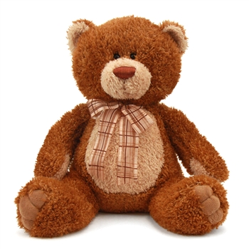 Brown Sugar Jr. the 12 Inch Plush Brown Teddy Bear By Aurora