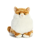 Butterball the Stuffed Orange Tabby Cat Fat Cats by Aurora