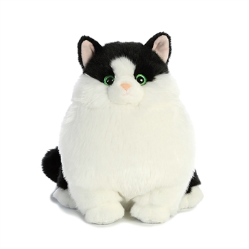 Muffins the Stuffed Tuxedo Cat Fat Cats by Aurora