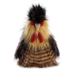 Jacques the Designer Stuffed Rooster Luxe Boutique Plush by Aurora
