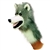 Wolfgang the Plush Wolf Stage Puppet By Aurora