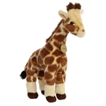 Realistic Stuffed Giraffe 12 Inch Miyoni Plush by Aurora