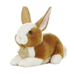 Realistic Stuffed Brown Bunny 8 Inch Plush Animal by Aurora