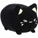 Black Sesame the Black Stuffed Cat Meowchi Plush by Aurora