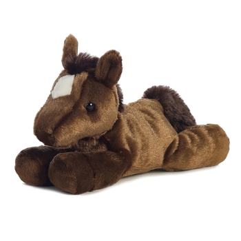 Chestnut the Stuffed Brown Horse Mini Flopsie by Aurora