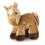 Prancer the Stuffed Tan Horse Mini Flopsie by Aurora