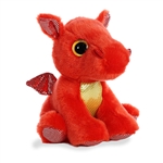 Flame the Small Red Stuffed Dragon Big Eyed Sparkle Tales by Aurora