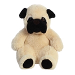 Slouching Stuffed Pug 9 Inch Sluuumpy Plush by Aurora