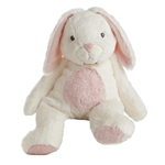 Bun Bun the Quizzies White and Pink Stuffed Bunny by Ebba