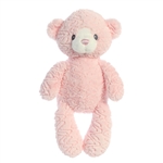 Huggy Bear the Small Baby Safe Plush Pink Bear by Ebba