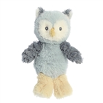 Cuddlers Ollie the Plush Owl Baby Safe Rattle by Ebba