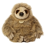 Realistic Stuffed Sloth 12 Inch Plush Animal by Aurora