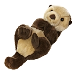 Realistic Stuffed Sea Otter 10 Inch Plush Animal by Aurora