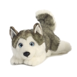 Realistic Stuffed Husky Lying Miyoni Plush by Aurora