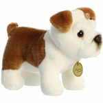 Realistic Stuffed Bulldog 10 Inch Miyoni Plush by Aurora