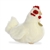 Realistic Stuffed Hen 9 Inch Miyoni Plush by Aurora