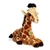 Realistic Stuffed Giraffe Calf 11 Inch Miyoni Plush by Aurora
