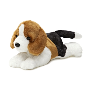 Homer the Stuffed Beagle Mini Flopsie Dog by Aurora