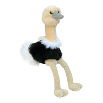Ozzi the Stuffed Ostrich Mini Flopsie by Aurora