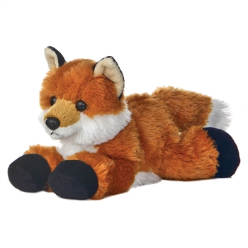 Foxxie the Little Stuffed Fox Mini Flopsie by Aurora