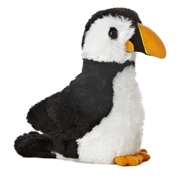 Little Muffin the Stuffed Puffin Mini Flopsie by Aurora