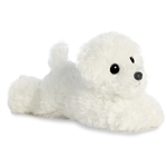 Little Snowball the Stuffed Bichon Frise Mini Flopsie by Aurora