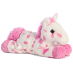 Little Lady the Stuffed Pink Spotted Horse Mini Flopsie by Aurora