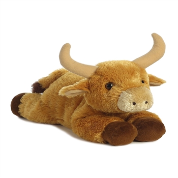 Toro the Stuffed Bull Flopsie by Aurora