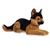 Jumbo Stuffed German Shepherd Super Flopsie by Aurora