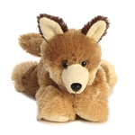 Little Clever the Stuffed Coyote Mini Flopsie by Aurora