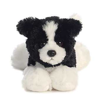 Little Cami the Stuffed Border Collie Mini Flopsie by Aurora