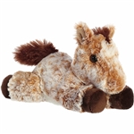 Little Mocha the Stuffed Light Brown Horse Mini Flopsie by Aurora