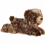 Little Brownie the Stuffed Brown Bear Mini Flopsie by Aurora