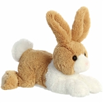 Stuffed Tan and White Dutch Bunny Flopsie by Aurora