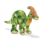 Green Parasaurolophus Stuffed Animal by Aurora