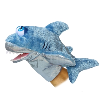 Sharky the Goofy Eyed Shark Puppet by Aurora