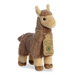 Eco Nation Stuffed Tan Llama by Aurora