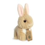Eco Nation Mini Stuffed Tan Bunny by Aurora