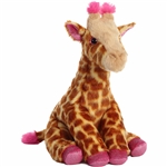 Destination Nation Pink Giraffe Stuffed Animal by Aurora