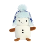 Lil Bluey the Plush Marshmallow Snowman by Aurora