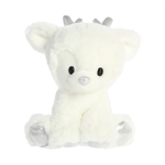 Dashing the 8 Inch Plush White Reindeer by Aurora