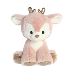 Dashing the 13 Inch Plush Pink Reindeer by Aurora