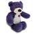 Tender the Purple Teddy Bear with Patchwork Heart by First and Main