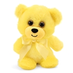 Yellow Teddy Bear 6 Inch Rainbow Brights Bear by First and Main