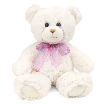 Dena the Soft White Teddy Bear by First and Main