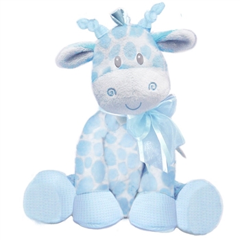 Jingles the Baby Safe Plush Blue Giraffe by First and Main