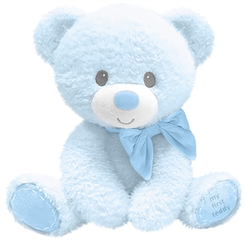 Tumbles the Blue Baby Safe Plush Bear by First and Main