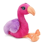 Fiona the Sparkly Stuffed Pink Flamingo 10 Inch by First and Main