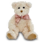 Fuzzy Cream Plush Teddy Bear by Douglas