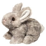 Tyler the Little Plush Gray Bunny by Douglas